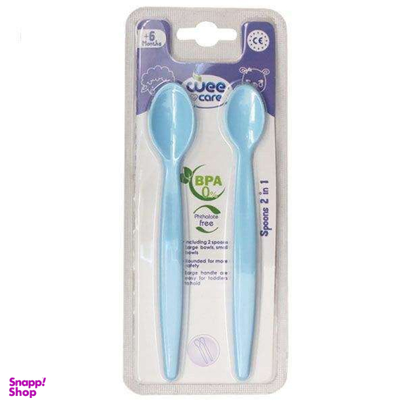 قاشق وی کر (Wee Care) کد 202 مجموعه 2 عددی