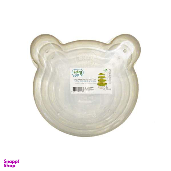 ظرف نگهدارنده غذای کودک هوبی لایف (Hobby Life) کد 0980 مجموعه 4 عددی