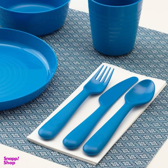 ست قاشق چنگال کودک ایکیا (Ikea) مدل Kalas بسته 3 عددی