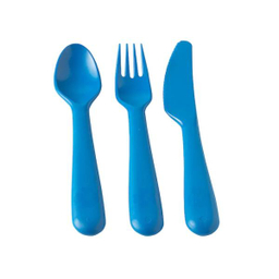 ست قاشق چنگال کودک ایکیا (Ikea) مدل Kalas بسته 3 عددی