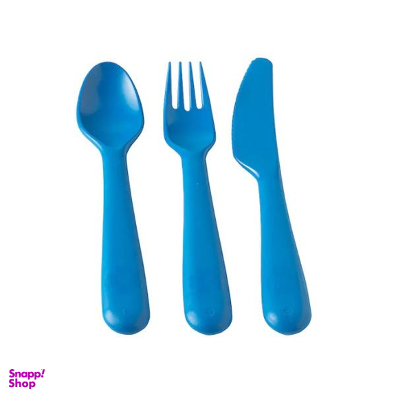 ست قاشق چنگال کودک ایکیا (Ikea) مدل Kalas بسته 3 عددی