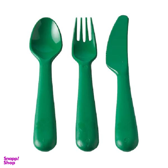 ست قاشق چنگال کودک ایکیا (Ikea) مدل Kalas بسته 3 عددی