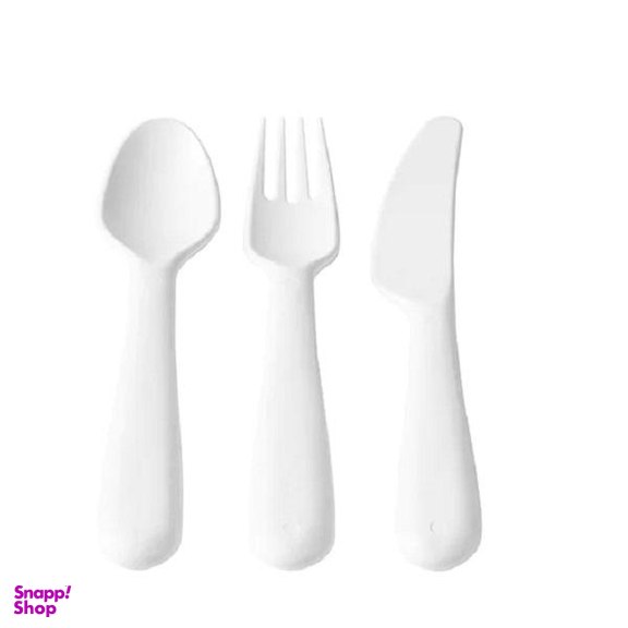 ست قاشق چنگال کودک ایکیا (Ikea) مدل Kalas بسته 3 عددی