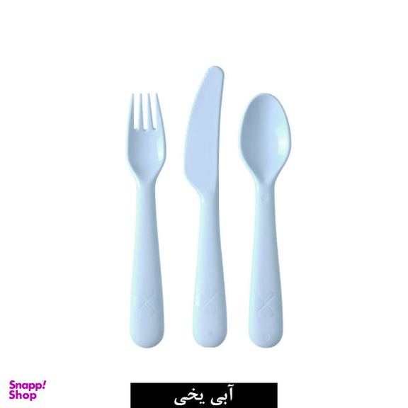 ست قاشق چنگال کودک ایکیا (Ikea) مدل Kalas بسته 3 عددی
