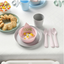 ست قاشق چنگال کودک ایکیا (Ikea) مدل Kalas بسته 3 عددی