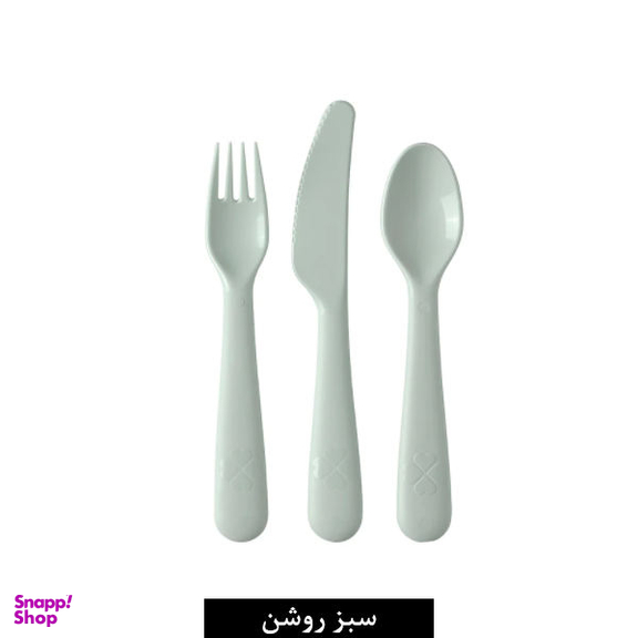 ست قاشق چنگال کودک ایکیا (Ikea) مدل Kalas بسته 3 عددی
