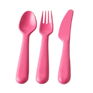 ست قاشق چنگال کودک ایکیا (Ikea) مدل Kalas بسته 3 عددی