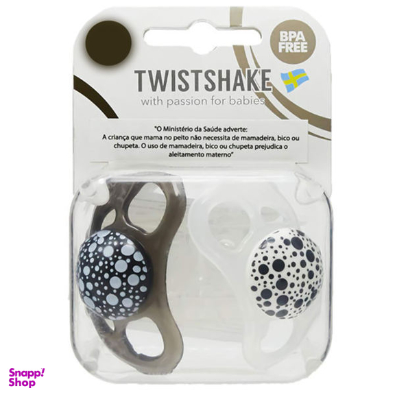 پستانک ارتودنسی تویست شیک (Twistshake) مدل Ts126641 بسته 2 عددی