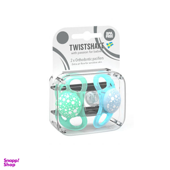 پستانک ارتودنسی تویست شیک (Twistshake) مدل 22285 بسته 2 عددی