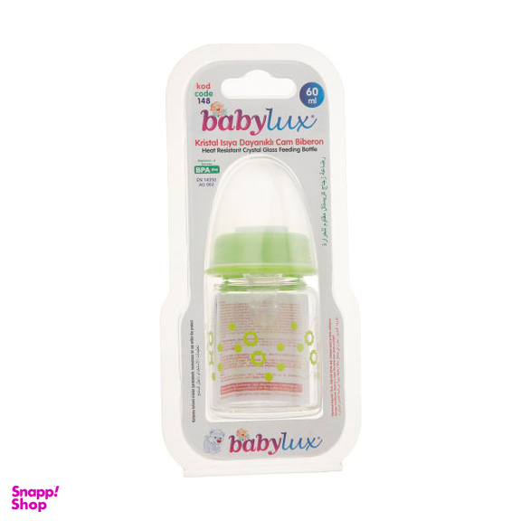 شیشه شیر بی بی لوکس (Baby Lux) مدل 148 ظرفیت 60 میلی لیتر