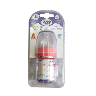 شیشه شیر وی کر (Wee Care) کد 302 ظرفیت 60 میلی لیتر
