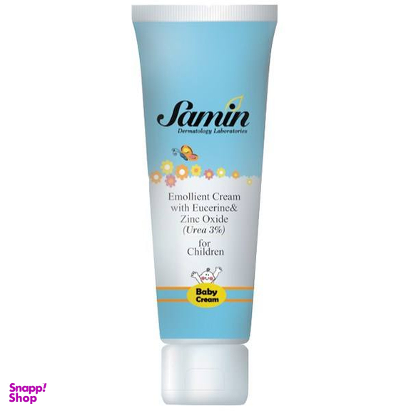 کرم نرم کننده کودک ثمین (Samin) حاوی اوسرین و اوره 3 درصد حجم 100 میلی لیتر