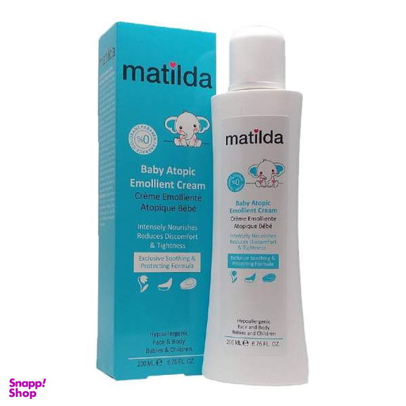 کرم مرطوب کننده کودک ماتیلدا (Matilda) مدل Atopic حجم 200 میلی لیتر