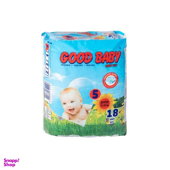 پوشک بچه گود بیبی (Good Baby) بسته 18 عددی