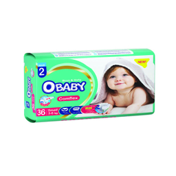 پوشک کودک او بیبی (O-Baby) مدل Comflex سایز 2 بسته 36 عددی