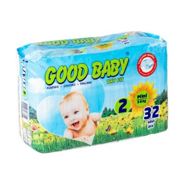 پوشک بچه گود بیبی (Good Baby) بسته 32 عددی