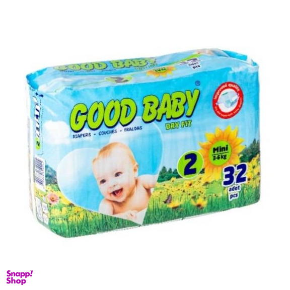 پوشک بچه گود بیبی (Good Baby) بسته 32 عددی