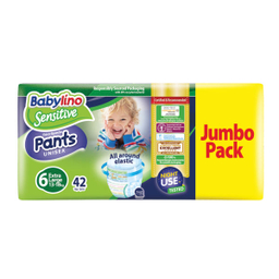 پوشک شورتی بیبی لینو (Babylino) مدل Value Pack سایز 6 بسته 42 عددی