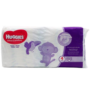 پوشک کودک هاگیز (Huggies) مدل Ultra سایز 4 بسته 50 عددی