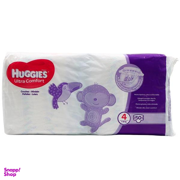 پوشک کودک هاگیز (Huggies) مدل Ultra سایز 4 بسته 50 عددی