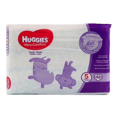 پوشک کودک هاگیز (Huggies) مدل Ultra سایز 5 بسته 42 عددی