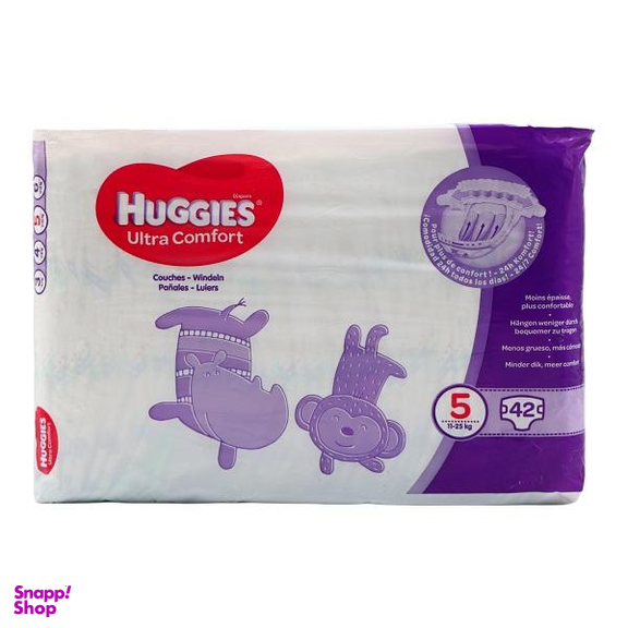 پوشک کودک هاگیز (Huggies) مدل Ultra سایز 5 بسته 42 عددی