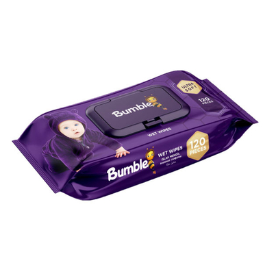 دستمال مرطوب کودک بامبل (Bumble) مدل Pa5575 بسته 120 عددی