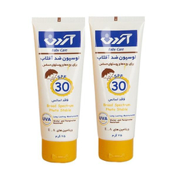 لوسیون ضد افتاب بچه آردن (Ardene) مدل SPF 30 حجم 75 میلی لیتر مجموعه 2 عددی
