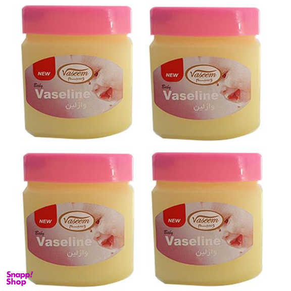 وازلین کودک وسیم (Vaseem) مدل Baby حجم 120 میلی لیتر مجموعه 4 عددی