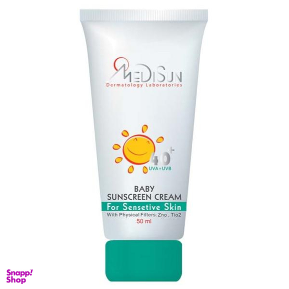 کرم ضد آفتاب کودک مدیسان (Medisan) مدل SPF40 حجم 50 میلی لیتر