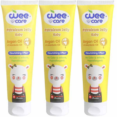 وازلین نوزاد وی کر (Wee Care) مدل 77 حجم 150 میلی لیتر مجموعه 3 عددی