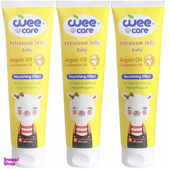 وازلین نوزاد وی کر (Wee Care) مدل 77 حجم 150 میلی لیتر مجموعه 3 عددی
