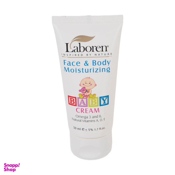 کرم مرطوب کننده کودک لابورن (Laboren) مدل Moisturizing حجم 50 میلی لیتر