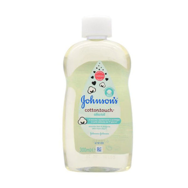 روغن بچه جانسون (Johnson) مدل Cotton Olio حجم 300 میلی لیتر