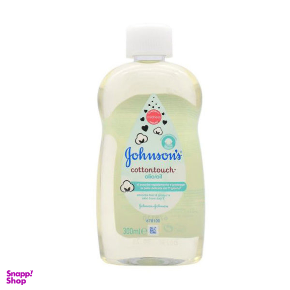 روغن بچه جانسون (Johnson) مدل Cotton Olio حجم 300 میلی لیتر