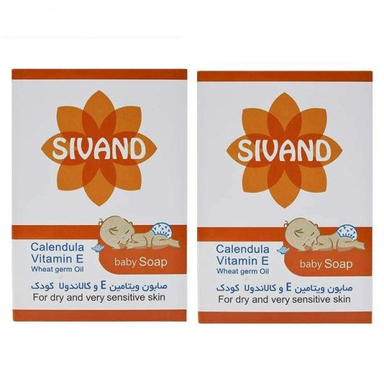 صابون بچه کالاندولا سیوند (SIVAND) حجم 90 گرم مجموعه 2 عددی