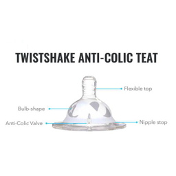 سر شیشه تویست شیک (Twistshake) مدل 78021 بسته 2 عددی