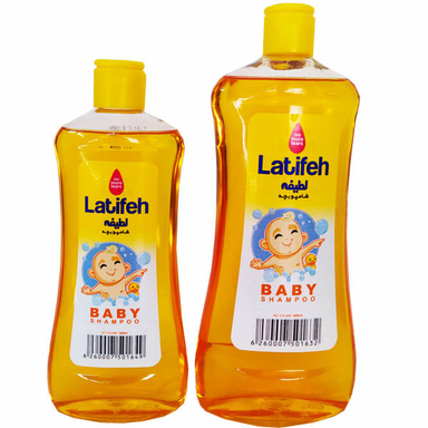 شامپو بچه لطیفه (Latifeh) حجم 500 میلی لیتر و 300 میلی لیتر مجموعه 2 عددی