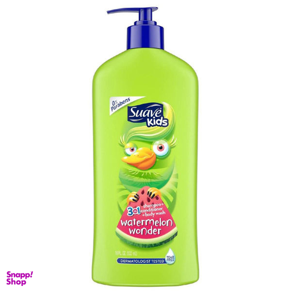 شامپو بچه سوایو (Suave) مدل Watermeion Wonder حجم 532 میلی لیتر