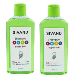 شامپو سر و بدن کودک سیوند (SIVAND) مدل Super Soft حجم 200 میلی لیتر مجموعه 2 عددی