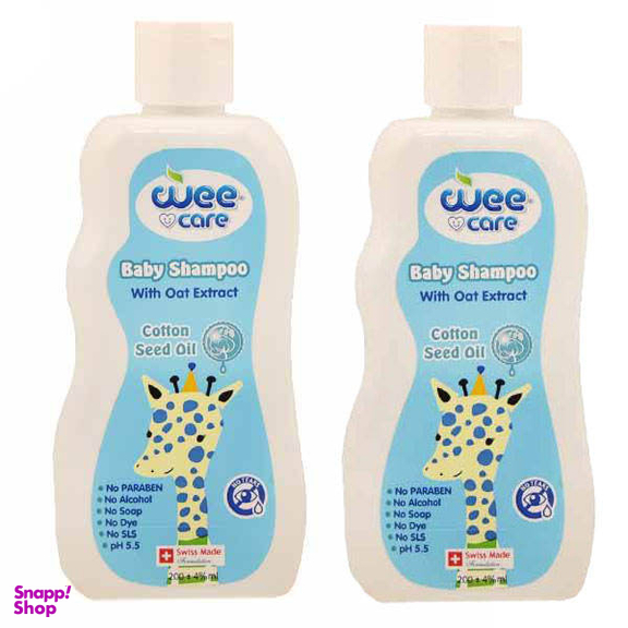 شامپو بچه وی کر (Wee Care) مدل پنبه دانه حجم 200 میلی لیتر مجموعه 2 عددی
