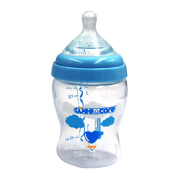 بطری دهانه استاندارد وی کر (wee care) مدل پروپیلن کد B323 حجم 180 میلی لیتری