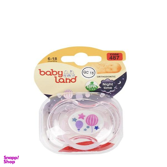 پستانک ارتودنسی بی بی لند (Baby Land) مدل 487