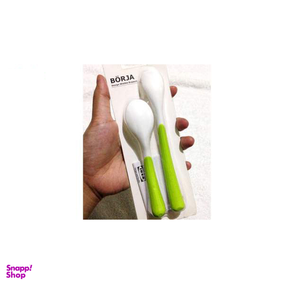 قاشق غذا خوری کودک ایکیا (Ikea) مدل Borja مجموعه 2 عددی