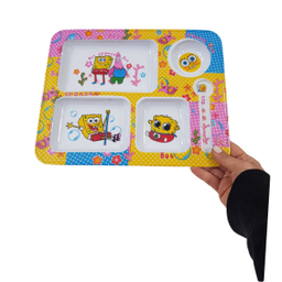 ظرف غذای کودک مدل باب اسفنجی و پاتریک کد 702