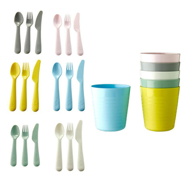 ظرف غذای کودک ایکیا (Ikea) مدل کالاس مجموعه 24 عددی
