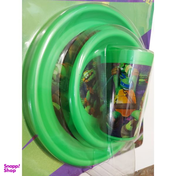 ست 3 تکه غذا خوری کودک نیکلودن (Nickelodeon) طرح لاک پشت های نینجا