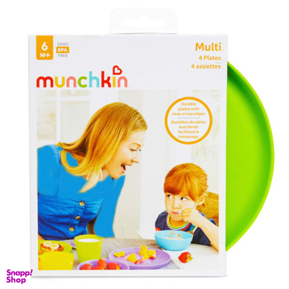 بشقاب مانچکین (Munchkin) مدل Mu0771 بسته 4 عددی