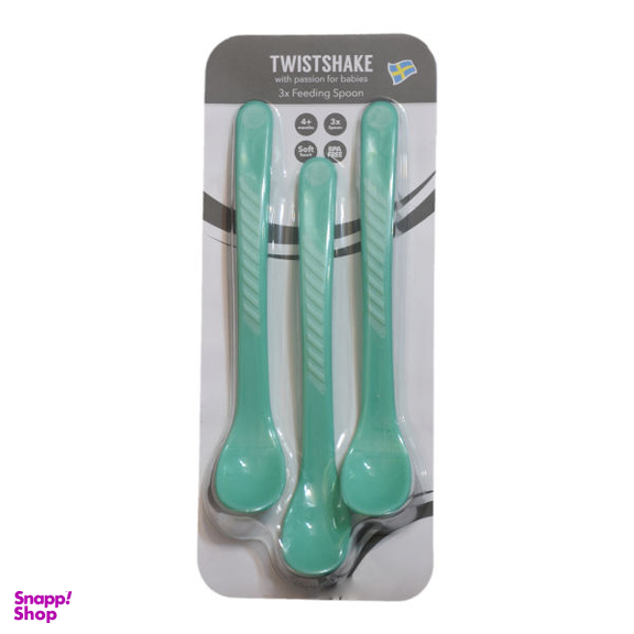 قاشق کودک تویست شیک (Twistshake) مدل Ts121813 بسته 3 عددی
