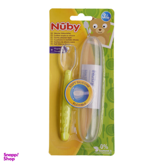 قاشق کودک نوبی (Nuby) طرح قاب دار کد ID5555.1